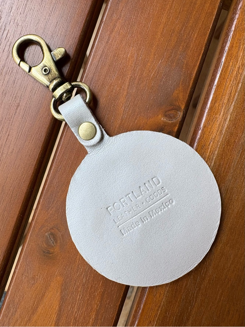 PLG Portland Leather Soccer Ball Keychain Bag Purse Charm Flair Black & White - Picture 3 of 3